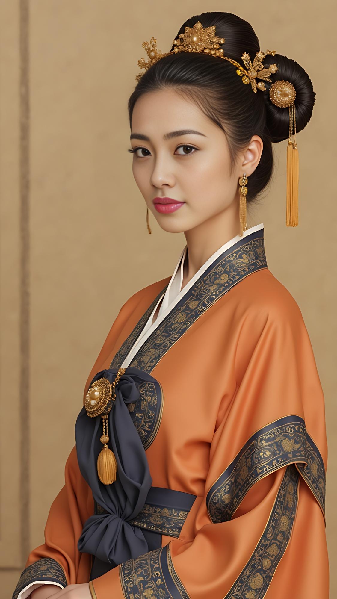 仿古侍女